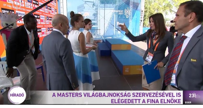 A Masters szervezésével is elégedett a FINA elnöke